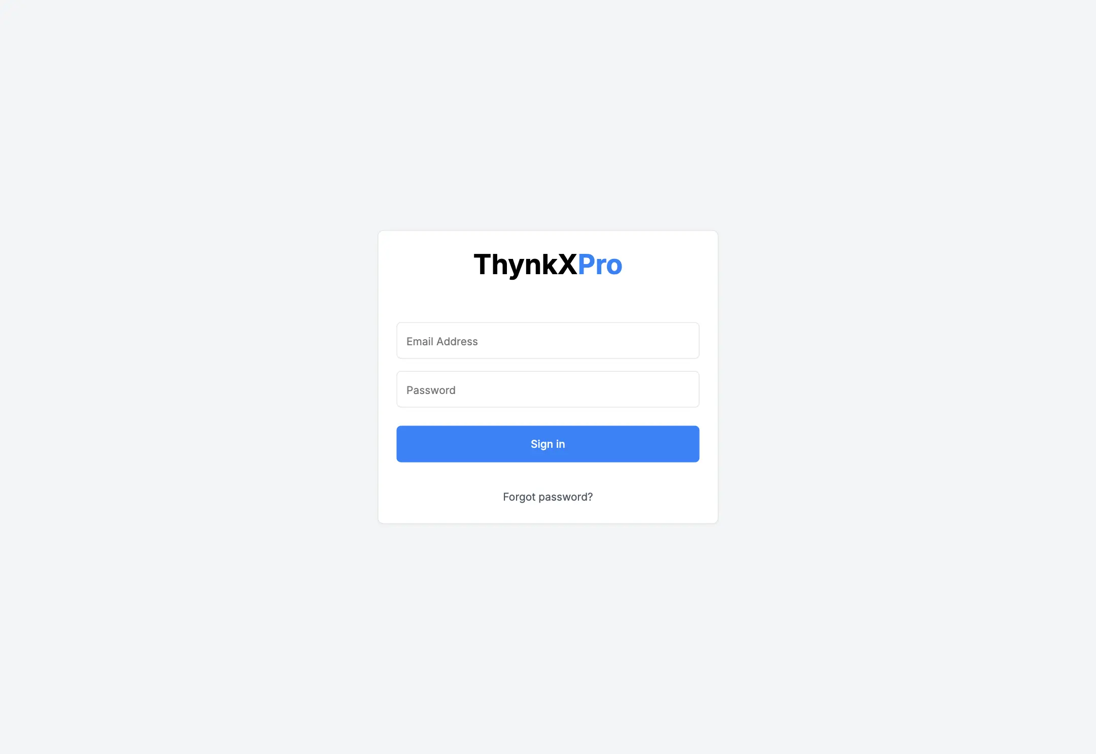 The ThynkXPro website, built by ZTDEV Studios